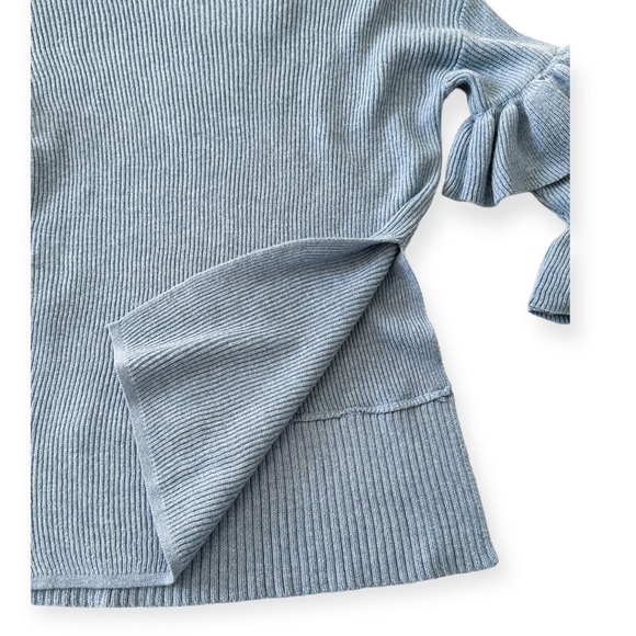 New with Tag, Revolve‎ LPA Top 510 with Ruffle Sleeves, Size XS, Cloud Blue - Picture 8 of 13